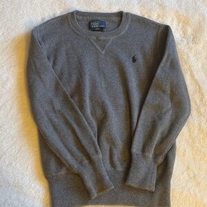 Polo by Ralph Lauren Kid’s Gray Crewneck Sweater, size 8 ⭐️ fits like a 6 ⭐️